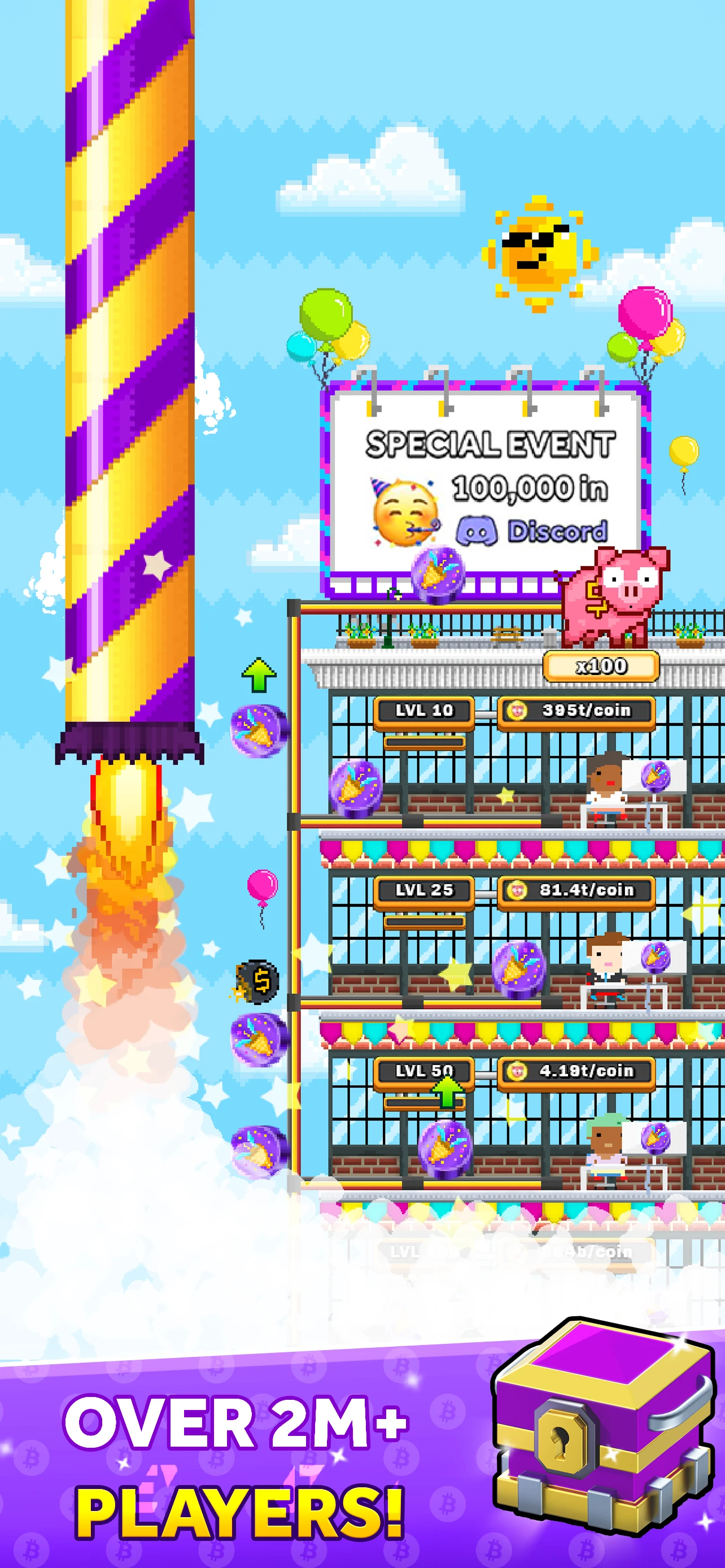 Bitcoin Miner Idle Tycoon Game screenshot